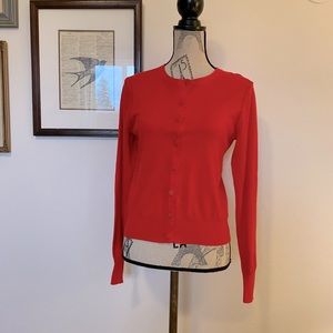 Cabi cardigan in lipstick red